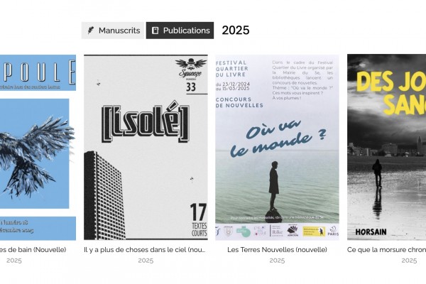 Mes publications en 2025